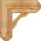 Ekena Millwork Olympic Craftsman Rough Sawn Bracket w/ Offset Brace, Western Red Cedar, 8"W x 20"D x 20"H BKT0806X20X20OLY04RWR - alternate 2